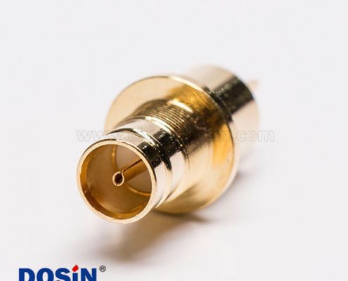 鍍金1.6/5.6母頭DIN射頻連接器接pcb板