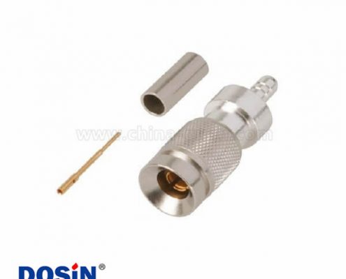 1.0 / 2.3連接器直線75Ω插頭焊接端子用于電纜安裝