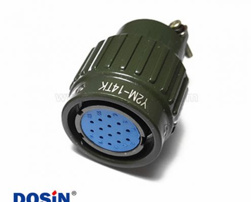 快速卡扣式航空插頭深綠色Y2M-14TK