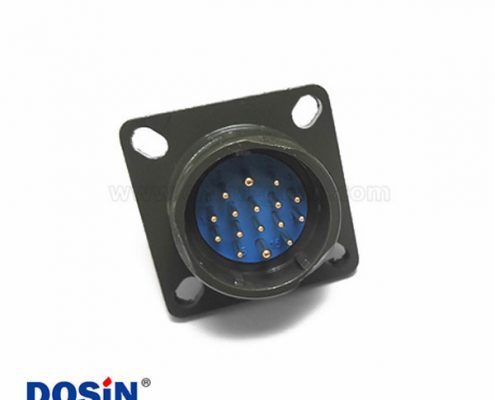 Y2M圓形連接器16芯鍍金針插座