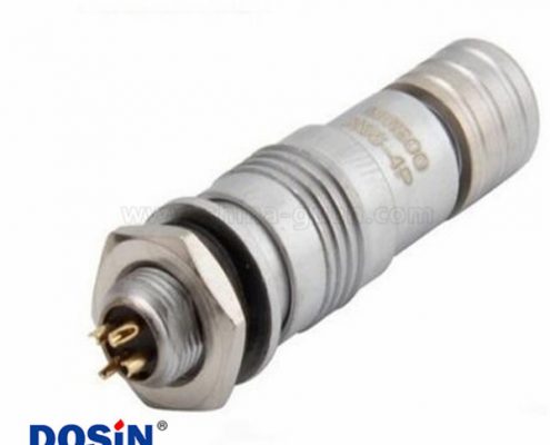 XS6-4芯開(kāi)孔6mm 推拉式航空插頭 XS6-4P