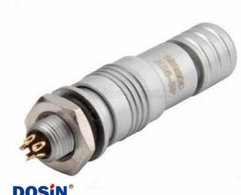 XS6-5芯開(kāi)孔6mm 推拉式航空插頭 XS6-5P