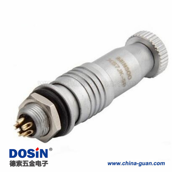 159 XS7-5芯開孔7mm 推拉式航空插頭 XS7-5P
