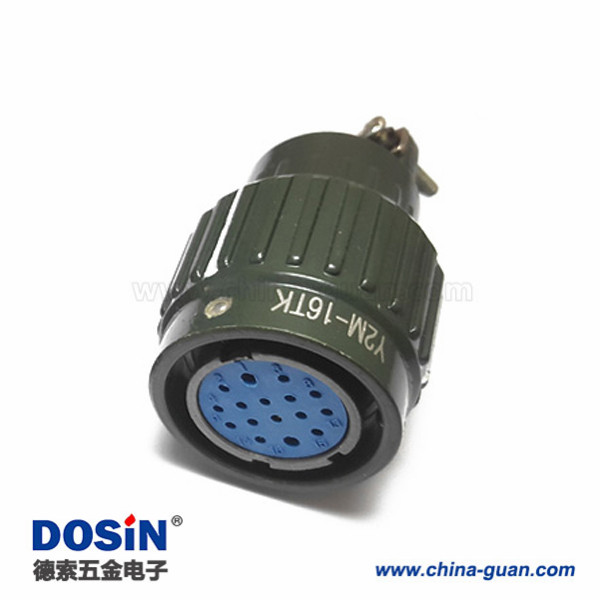 Y2M-16TK 16芯快速航空插頭連接器