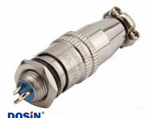 鍍金XS8-3芯開孔8mm推拉式航空插頭 XS8 3P