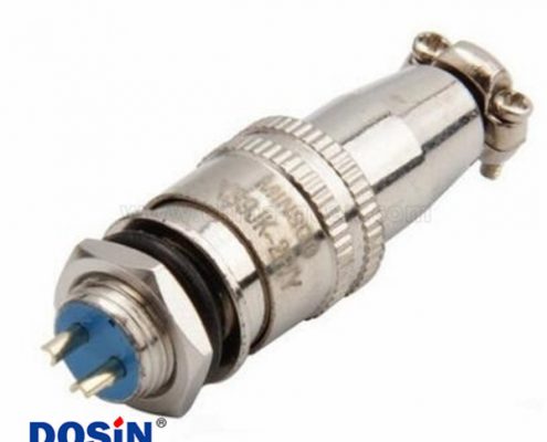 XS9-2芯開孔9mm推拉式航空插頭XS9-2P