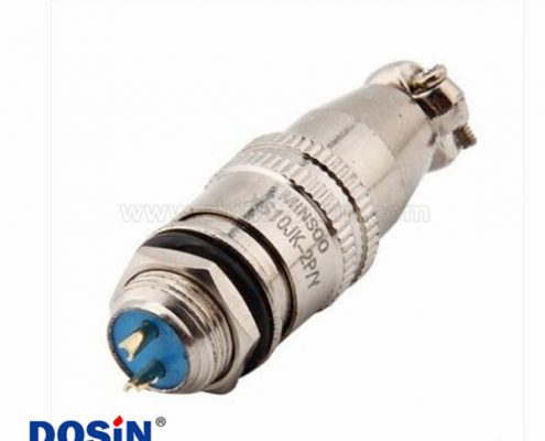 航空插頭XS10-2芯 銅芯鍍金開孔10mm