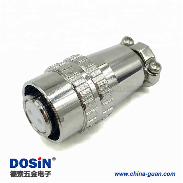 XS12 2P防水連接器航空插頭