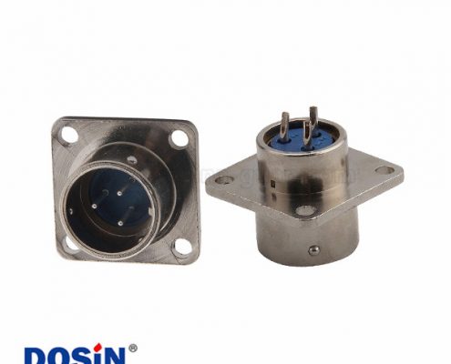 航空插座 XS16-3芯快速推拉式航空插方座