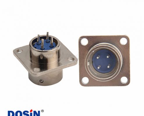 XS16 插拔式自鎖快速連接器4芯公頭方座