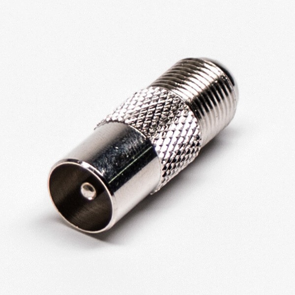 2 F母轉(zhuǎn)PAL公轉(zhuǎn)接頭公轉(zhuǎn)母直式同軸連接器鍍鎳