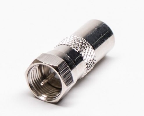 F公轉(zhuǎn)PAL公公轉(zhuǎn)公轉(zhuǎn)接頭直式同軸連接器鍍鎳