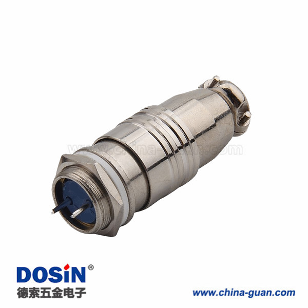 快速圓形連接器XS16 2芯航空插頭插座