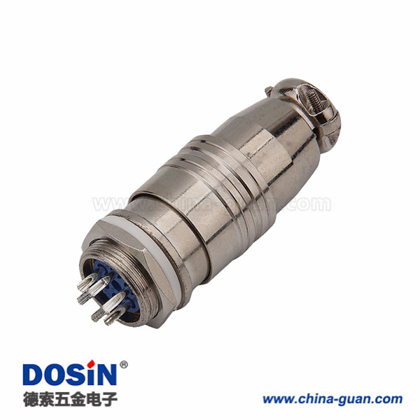 圓形連接器5芯 XS16 公母快速插拔連接器
