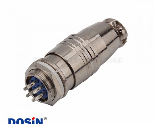 XS16型快速卡扣航空插頭7芯公母套裝推拉自鎖連拉器