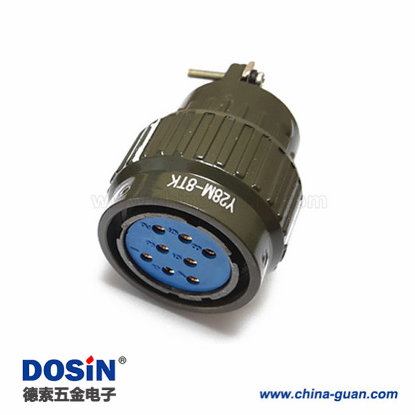 YP28圓形連接器Y28M-8TK航空插頭