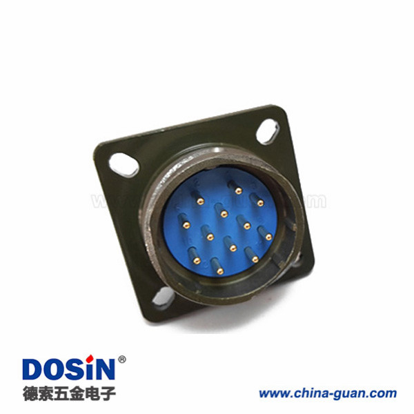 YP28圓形電連接器Y28M-12ZJ 12芯航空插座