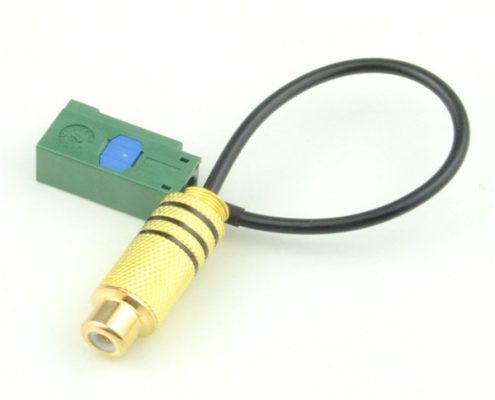 HSD連接器 Fakra E型母頭轉RCA母頭RG174組裝線材