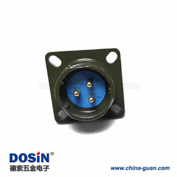 Y2M連接器航空插座3芯Y2M-3ZJ 卡口連接器