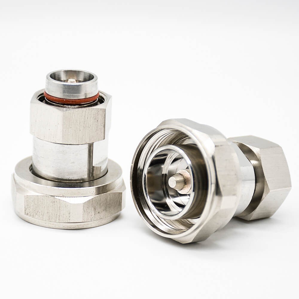 3 DIN型轉(zhuǎn)接頭直式DIN7-16公轉(zhuǎn)4.3/10公頭RF轉(zhuǎn)接頭鍍鎳連接器