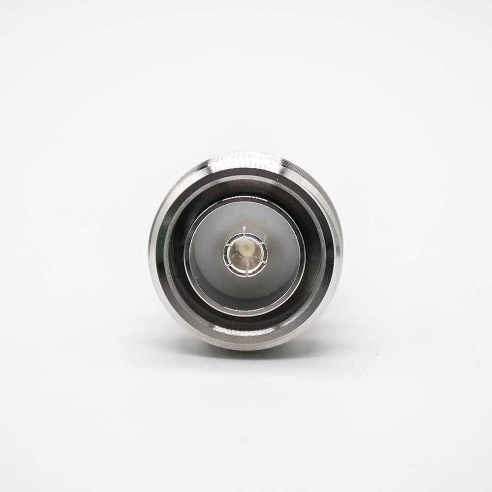 3 N公頭轉(zhuǎn)DIN母頭直式轉(zhuǎn)接頭鍍鎳RF同軸連接器