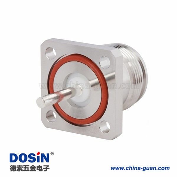 4310-connector-clamp-type-straight-female-4-hole-flange-post-contact(2) 4.3/10連接器直式四孔法蘭母插座