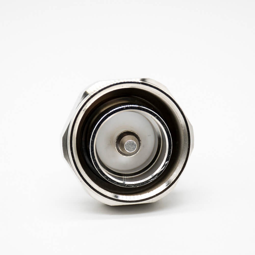 6 DIN型轉(zhuǎn)接頭直式DIN7-16公轉(zhuǎn)4.3/10公頭RF轉(zhuǎn)接頭鍍鎳連接器