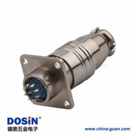 XS16航空插頭9芯連接器尺寸16mm