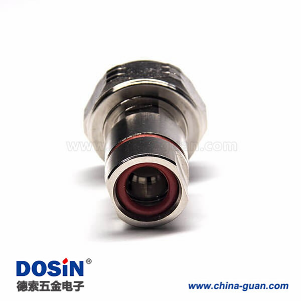 716-clamp-connector-straight-type-nickel-plating-for-rg393-cable(4) 7/16公頭鎖線50歐姆直式銅鍍鎳鎖線接RG393線材