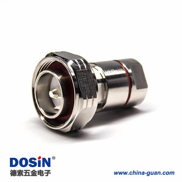 716-clamp-connector-straight-type-nickel-plating-for-rg393-cable(7) 7/16公頭鎖線50歐姆直式銅鍍鎳鎖線接RG393線材