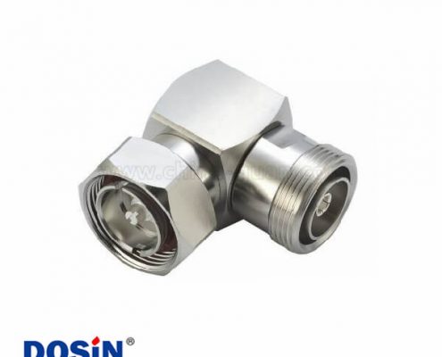 7/16連接器直角電纜安裝50Ω隔板配件插頭焊接端子