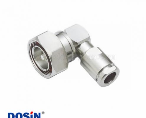 7/16焊接端接電纜安裝直角50Ω插頭