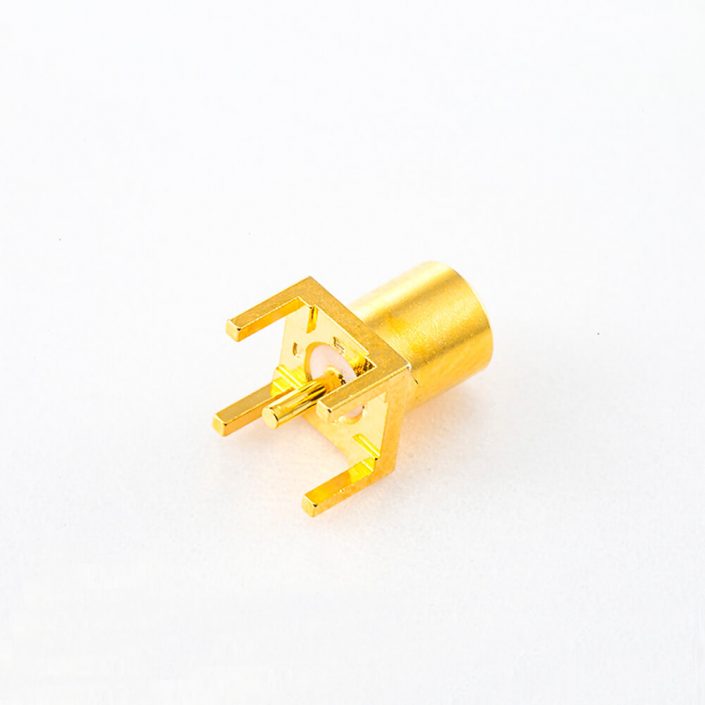 8(8元) MCX接頭焊接母直式插孔銅鍍金50Ω