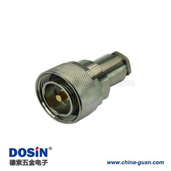 connector-din-716-male-180-degree-clamp-type-for-lmr200300400(1) din型7/16連接器式螺母鎖緊公頭線纜LMR200/300/400