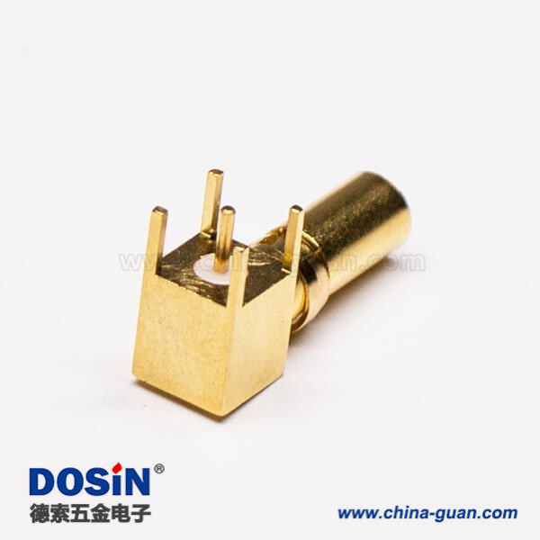 din10-23-male-right-angled-through-hole-for-pcb-mount(1) DIN 1.0/2.3公頭彎式鍍金穿孔式接PCB板