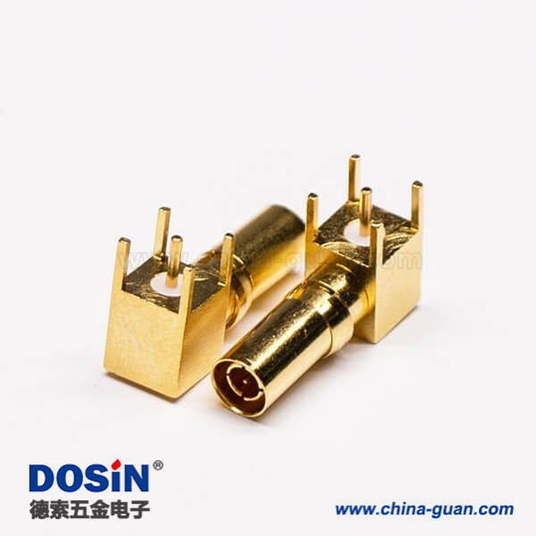 din10-23-male-right-angled-through-hole-for-pcb-mount(2) DIN 1.0/2.3公頭彎式鍍金穿孔式接PCB板