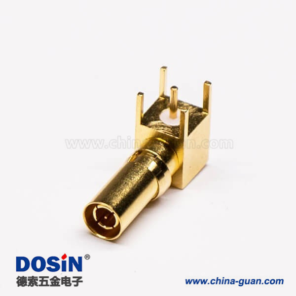 din10-23-male-right-angled-through-hole-for-pcb-mount(6) DIN 1.0/2.3公頭彎式鍍金穿孔式接PCB板