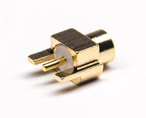 mcx沉板直式連接器母頭鍍金接PCB板