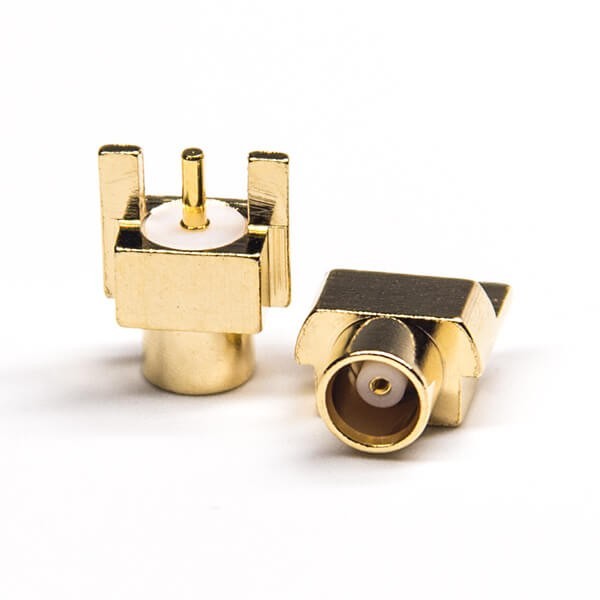 mcx-edge-mount-for-pcb-mount-female-connector-180-degree-gold-plating-(3) mcx沉板直式連接器母頭鍍金接PCB板