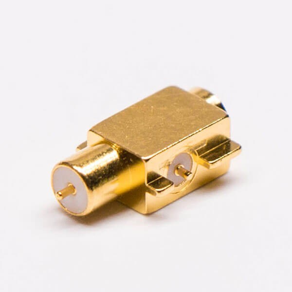 mcx-jack-right-angle-connector-offset-type-for-pcb-mount(2) MCX90度母座沉板式鍍金同軸連接器