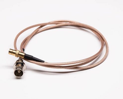 SMB轉(zhuǎn)BNC射頻線直式母轉(zhuǎn)母組裝線材