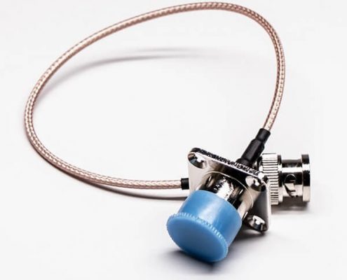 BNC公頭轉(zhuǎn)N型母頭四孔法蘭直式組裝線材