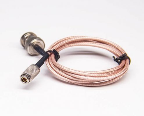 BNC纜線連接器BNC公轉(zhuǎn)DIN1.0/2.3公頭接RG179線線長(zhǎng)0.5米