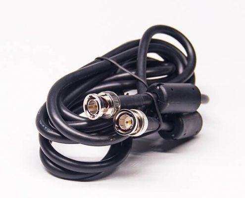 BNC監(jiān)控線公轉(zhuǎn)公帶磁環(huán)接RG59線三件套壓接式250CM