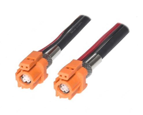 深圳HSD連接器6芯母頭轉(zhuǎn)母頭延長線束1米