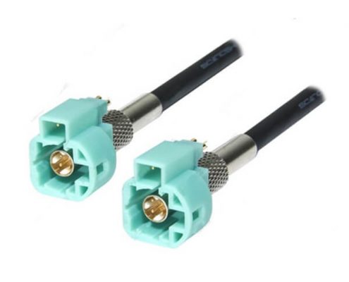 Fakra HSD連接器6芯Z型公轉(zhuǎn)公LVDS線束1米