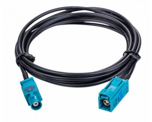 Fakra SMB 公頭轉(zhuǎn)母頭Z型汽車GPS天線延長(zhǎng)線RG174線長(zhǎng)5M