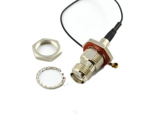 1.37RF同軸線IPEX轉(zhuǎn)反極防水TNC母頭線長15CM