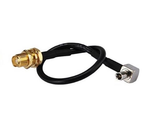 SMA 線 同軸RG174組裝線纜轉(zhuǎn)TS9彎公頭線長15CM