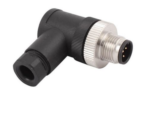 M12現(xiàn)場組裝插頭A編碼5芯公彎式不帶屏蔽塑料外殼PG7